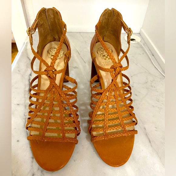 NWOT VINCE CAMUTO Ariah Strappy Sandal Heels - Picture 7 of 14